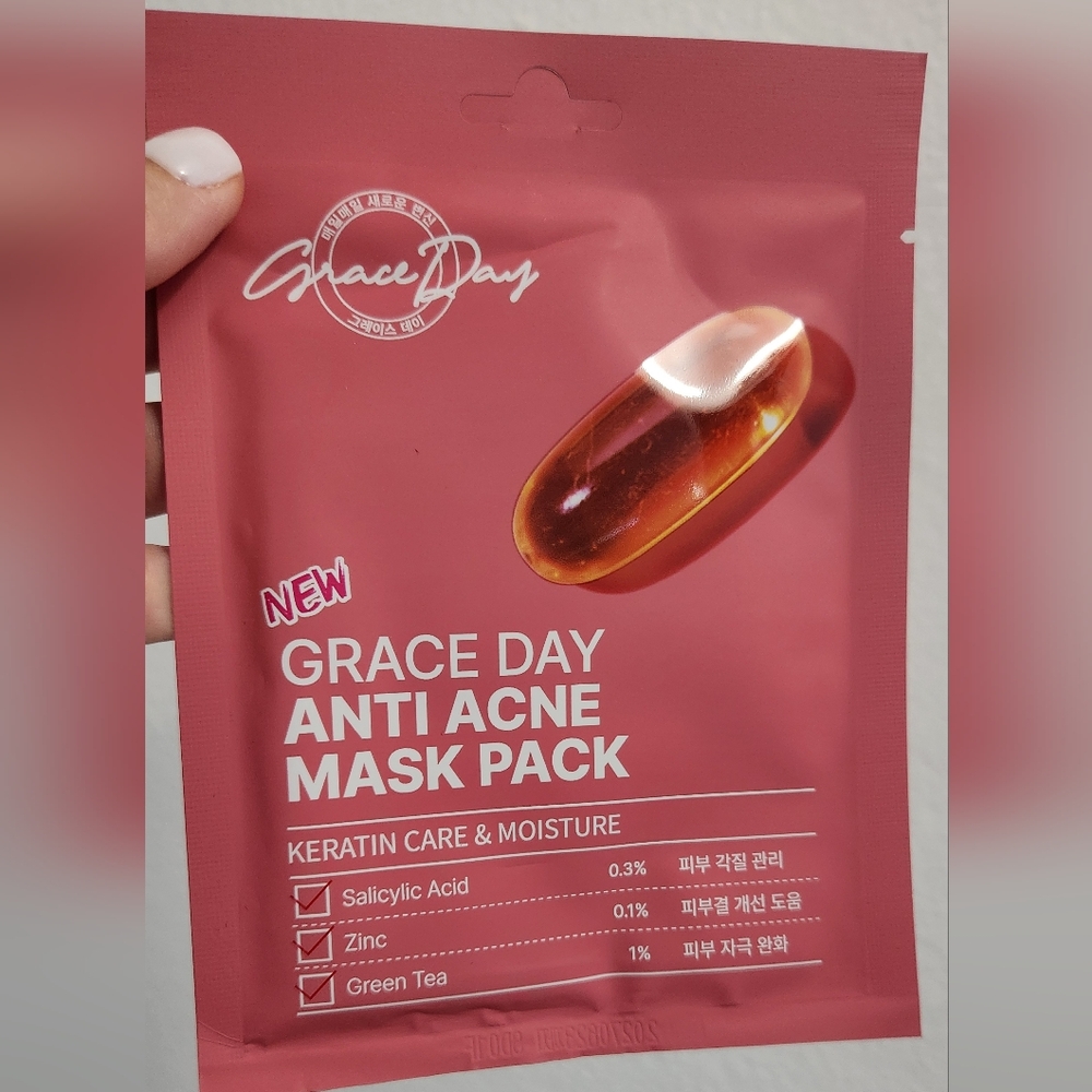 Grace Day Korean Skincare Anti Acne Sheet Mask Pack Of 9 - Picture 2 of 5
